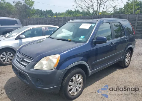 2006 Honda Cr-V Ex из США, поврежденный, VIN JHLRD78836C002849